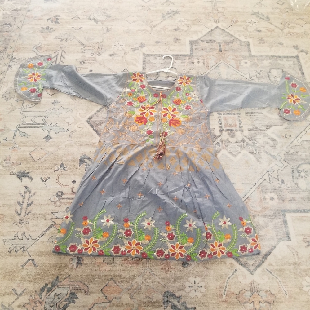 Long sleeves top/ indian kurti blouse.